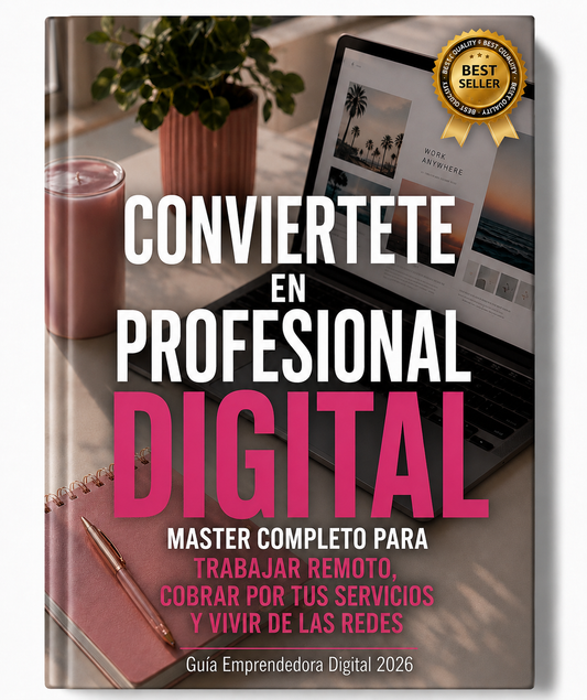 EMPRENDE DIGITALMENTE PASO A PASO + 6 bonos de  REGALO 🎁💸